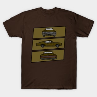 retro muscle car vintage illustration T-Shirt